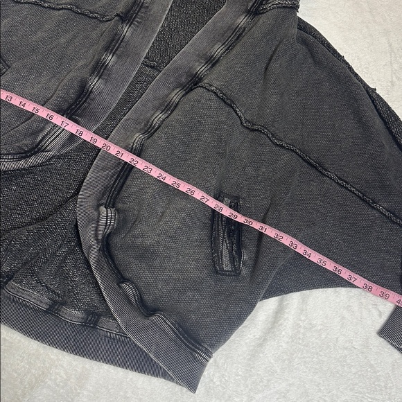 We The Free Forever Yours Cardi Faded Black Oversized Slouchy Cardigan Womens S - Picture 9 of 12